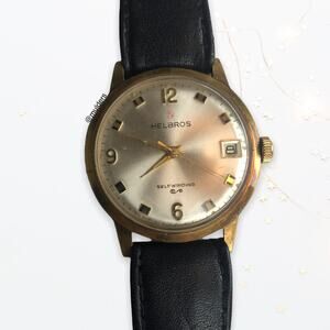 Vintage Helbros Self Winding Mens Wrist Watch